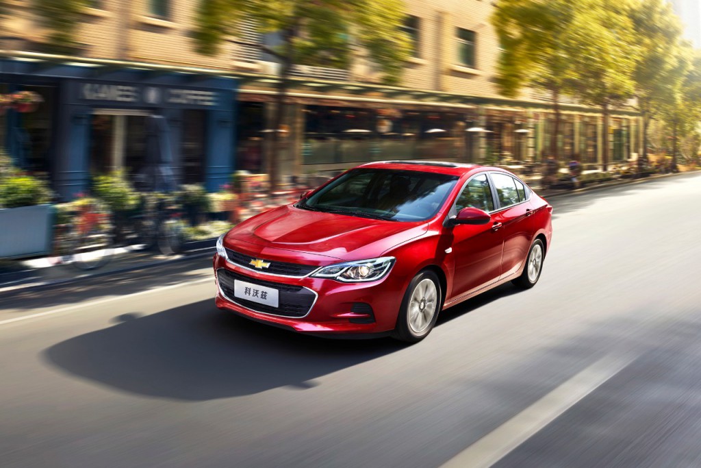 The Chevrolet Cavalier 325T compact midsize family sedan was launched on March 27 in China