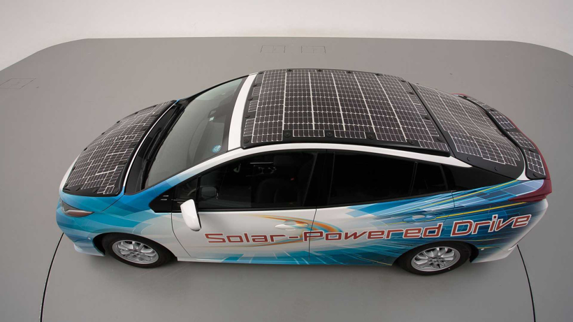 电池，丰田太阳能电池测试车