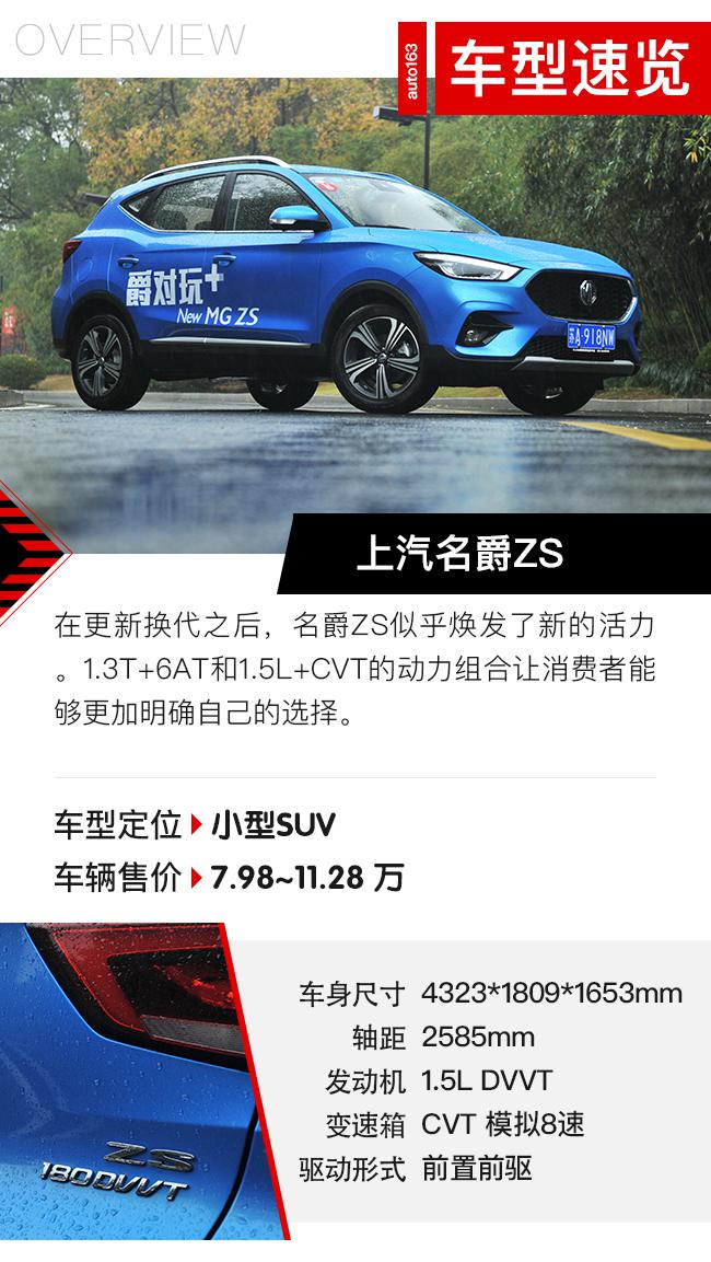 天平的另一端 试驾2020款名爵ZS 1.5L+CVT车型