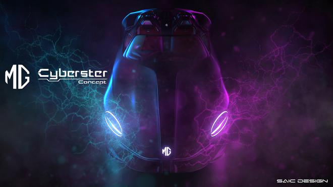 双门敞篷纯电概念跑车名爵Cyberster Concept设计图曝光