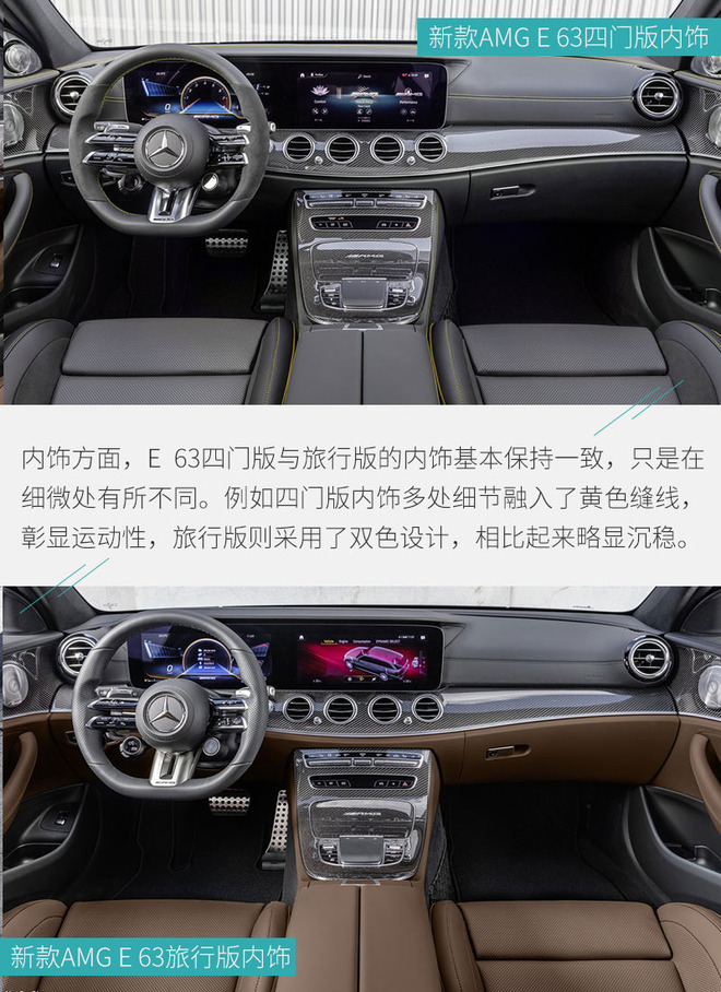 叫板宝马M5 新款梅赛德斯-AMG E 63官图解析