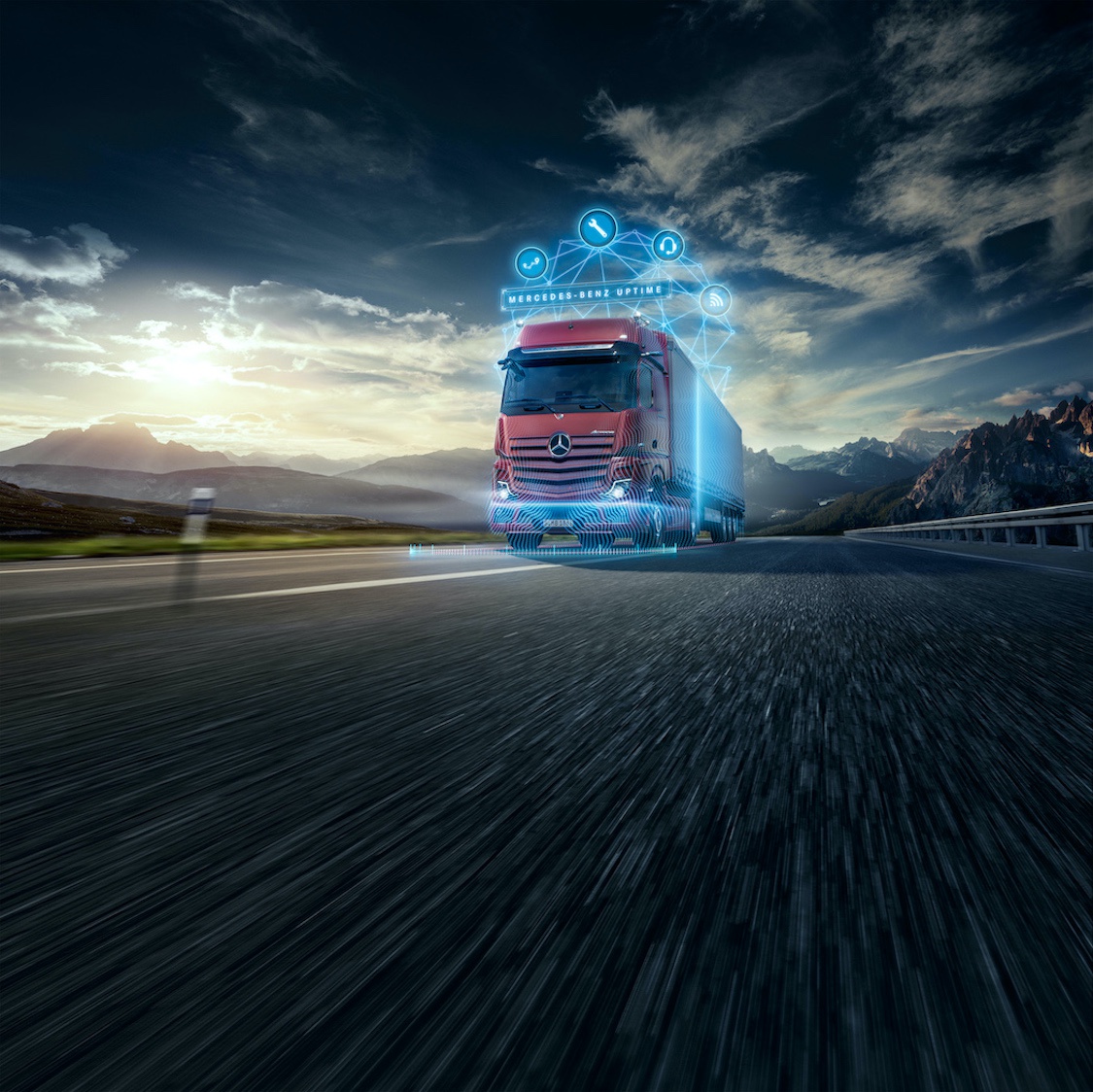 戴姆勒展示旗下梅赛德斯-奔驰卡车新技术与产品