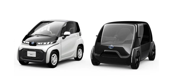 丰田双座小型纯电动汽车 图片来源：日本经济新闻网